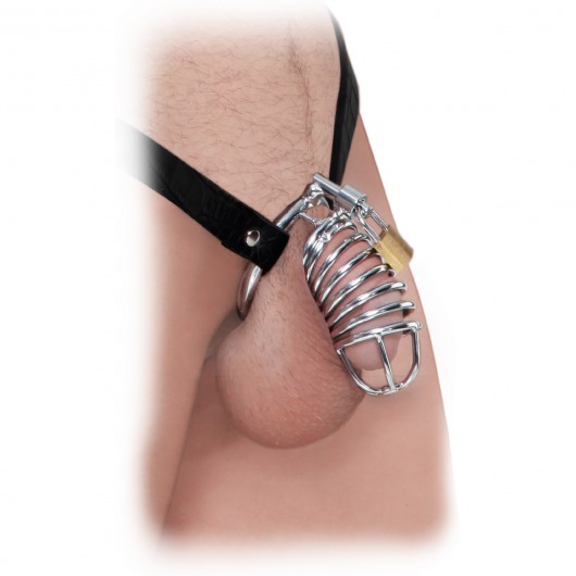 Кольцо верности Extreme Chastity Belt с фиксацией головки - Pipedream - купить с доставкой в Рубцовске
