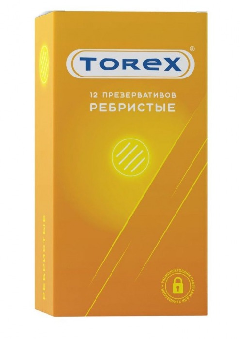 Текстурированные презервативы Torex  Ребристые  - 12 шт. - Torex - купить с доставкой в Рубцовске