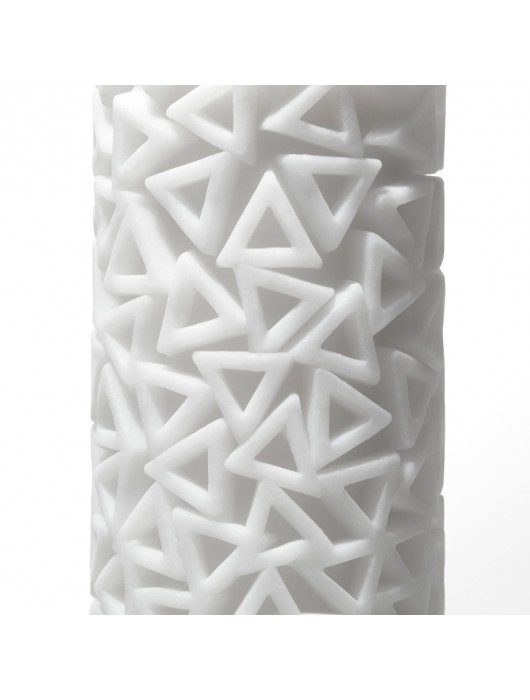 Белый 3D мастурбатор PILE - Tenga - в Рубцовске купить с доставкой