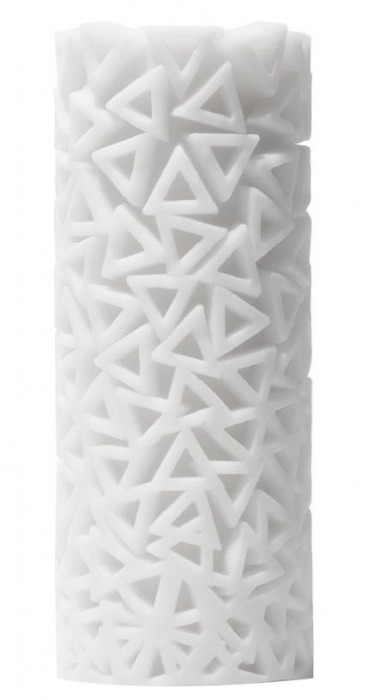 Белый 3D мастурбатор PILE - Tenga - в Рубцовске купить с доставкой