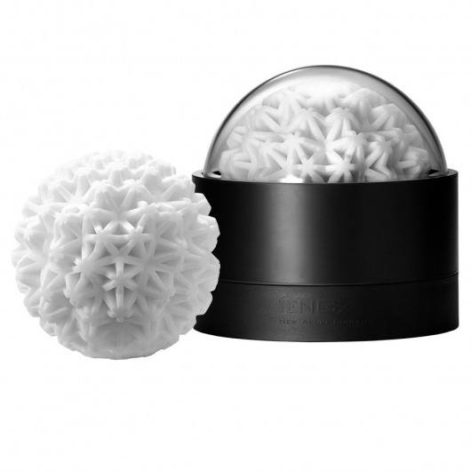 Белый мастурбатор Tenga Geo Coral - Tenga - в Рубцовске купить с доставкой