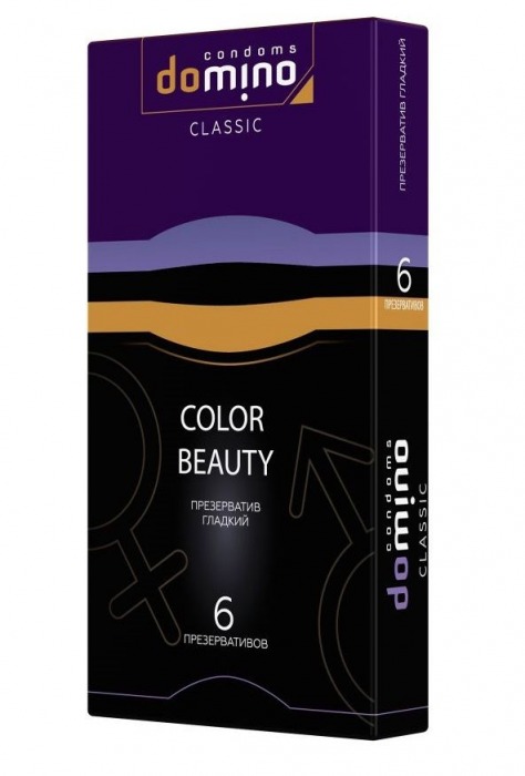 Разноцветные презервативы DOMINO Colour Beauty - 6 шт. - Domino - купить с доставкой в Рубцовске