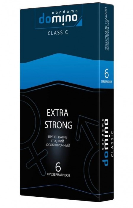 Суперпрочные презервативы DOMINO Extra Strong - 6 шт. - Domino - купить с доставкой в Рубцовске