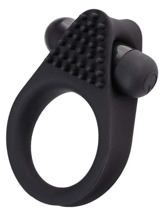 Черное эрекционное виброкольцо Brid с шипиками - A-toys - в Рубцовске купить с доставкой