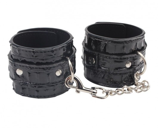 Черные наручники Surrender Wrist Restraints - Chisa - купить с доставкой в Рубцовске