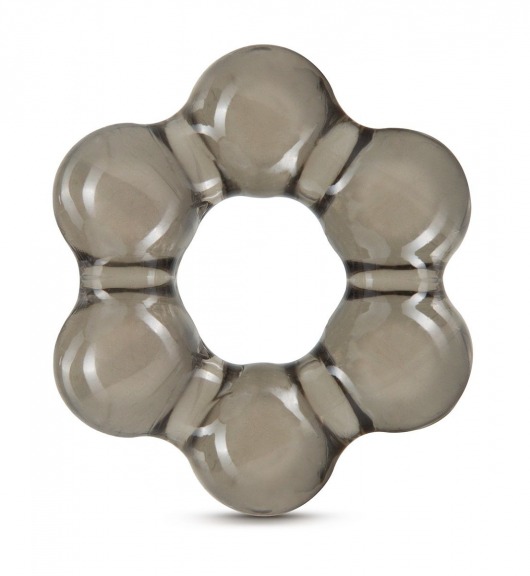 Дымчатое эрекционное кольцо Stay Hard Thick Bead Cock Ring - Blush Novelties - в Рубцовске купить с доставкой