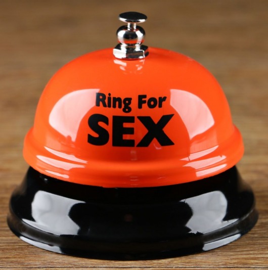 Настольный звонок RING FOR SEX - Сима-Ленд - купить с доставкой в Рубцовске