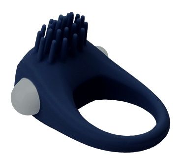 Синее эрекционное виброкольцо STIMU RING - Dream Toys - в Рубцовске купить с доставкой
