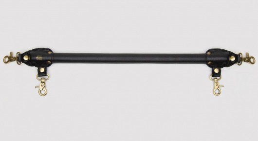 Черная распорка для ног Bound to You Faux Leather Spreader Bar - 50,8 см. - Fifty Shades of Grey - купить с доставкой в Рубцовске