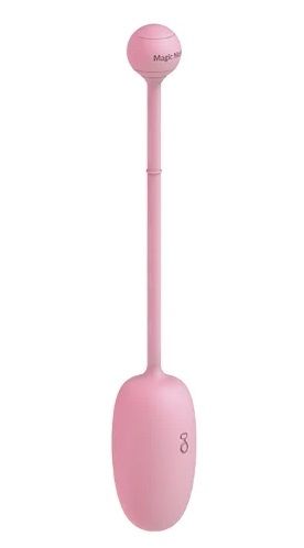 Подарочный набор: розовый тренажер Кегеля Magic Kegel Coach и фиолетовые менструальные чаши - Magic Motion