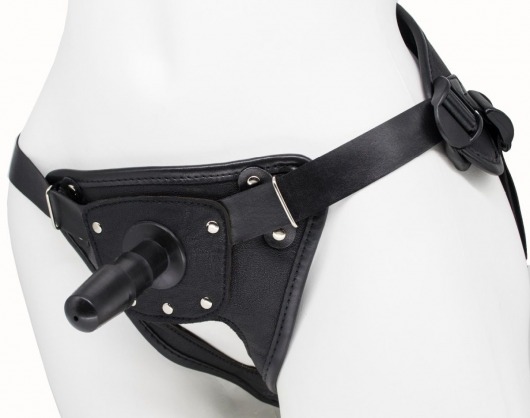 Черный пояс для насадок BEST CLASS STRAP - LOVETOY (А-Полимер) - купить с доставкой в Рубцовске
