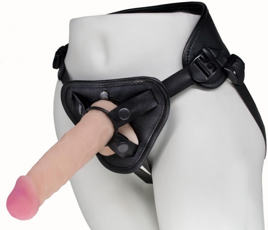Пояс харнесс BEST UNI strap с 2 сменными насадками - 18,5 и 16 см. - LOVETOY (А-Полимер) - купить с доставкой в Рубцовске