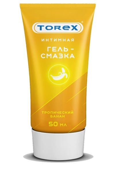 Смазка на водной основе TOREX  Тропический банан  - 50 мл. - Torex - купить с доставкой в Рубцовске