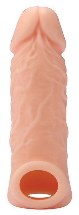 Телесная насадка EXTENDER WITH BALL STRAP 5.5 - 14 см. - Dream Toys - в Рубцовске купить с доставкой