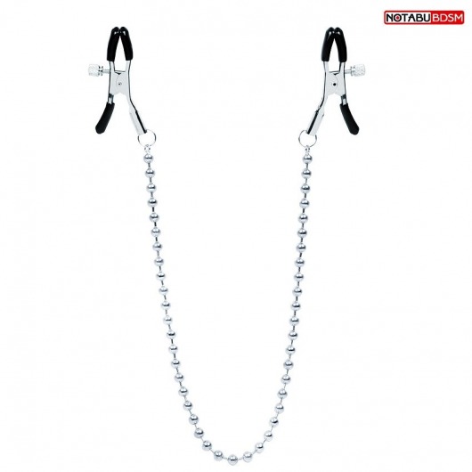 Оригинальные зажимы на соски с бусами - Notabu - купить с доставкой в Рубцовске