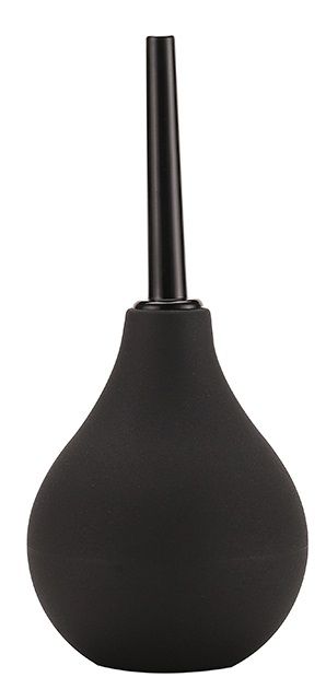 Черный анальный душ ANAL DOUCHE с прямым наконечником - Dream Toys - купить с доставкой в Рубцовске