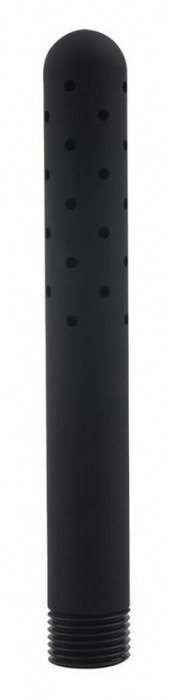 Черная насадка для анального душа ANAL DOUCHE - 15 см. - Dream Toys - купить с доставкой в Рубцовске