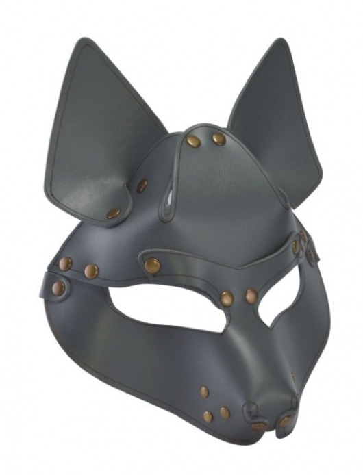 Серая маска Wolf с клепками - Sitabella - купить с доставкой в Рубцовске