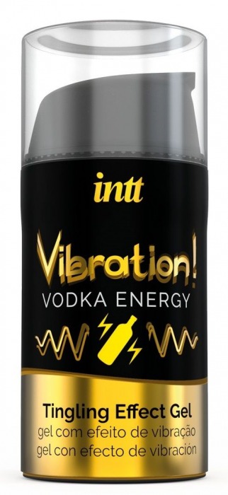 Жидкий интимный гель с эффектом вибрации Vibration! Vodka Energy - 15 мл. - INTT - купить с доставкой в Рубцовске