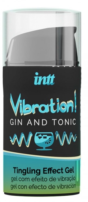 Жидкий интимный гель с эффектом вибрации Vibration! Gin   Tonic - 15 мл. - INTT - купить с доставкой в Рубцовске