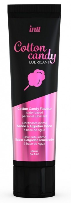 Интимный гель на водной основе Cotton Candy Lubricant - 100 мл. - INTT - купить с доставкой в Рубцовске