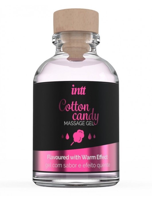 Массажный гель с согревающим эффектом Cotton Candy - 30 мл. - INTT - купить с доставкой в Рубцовске