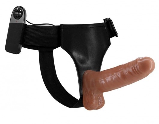 Страпон на трусиках с вибрацией Ultra Passionate Harness - 16 см. - Baile - купить с доставкой в Рубцовске