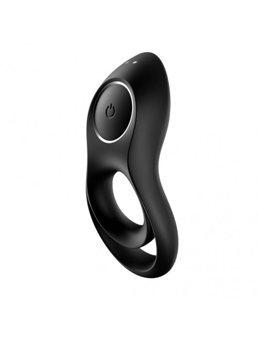 Черное эрекционное виброкольцо Legendary Duo - Satisfyer - в Рубцовске купить с доставкой