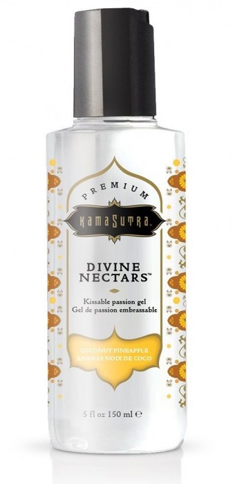 Гель-лубрикант на водной основе Divine Nectars Vanilla с ароматом ванили - 150 мл. - Kama Sutra - купить с доставкой в Рубцовске
