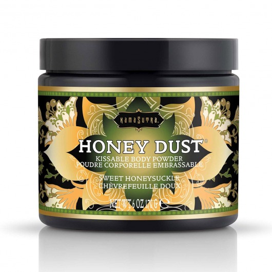 Пудра для тела Honey Dust Body Powder с ароматом жимолости - 170 гр. - Kama Sutra - купить с доставкой в Рубцовске