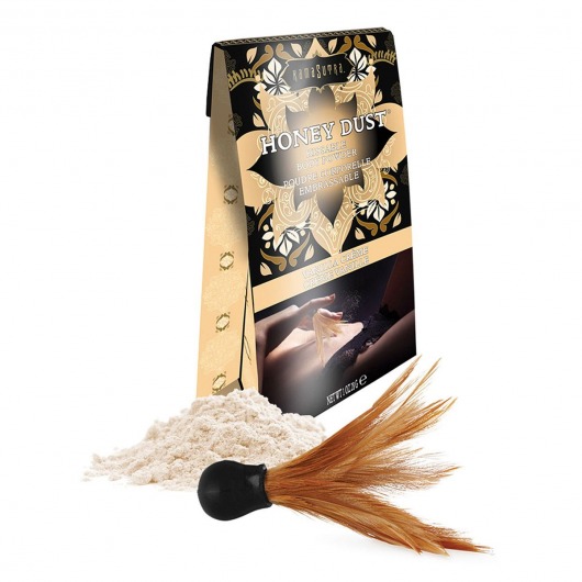 Пудра для тела Honey Dust Body Powder с ароматом ванили - 28 гр. - Kama Sutra - купить с доставкой в Рубцовске