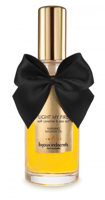 Массажное масло Light My Fire с ароматом карамели - 100 мл. - Bijoux Indiscrets - купить с доставкой в Рубцовске
