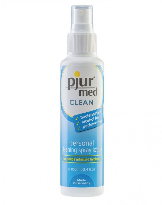 Гигиенический спрей pjur MED Clean Spray - 100 мл. - Pjur - купить с доставкой в Рубцовске