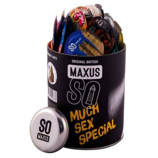 Текстурированные презервативы в кейсе MAXUS So Much Sex - 100 шт. - Maxus - купить с доставкой в Рубцовске