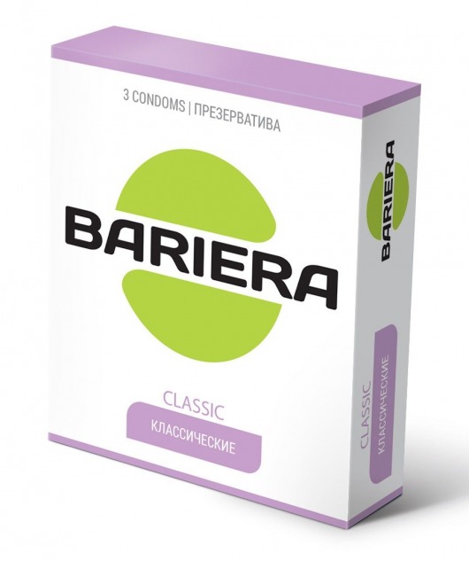 Классические презервативы Bariera Classic - 3 шт. - Bariera - купить с доставкой в Рубцовске