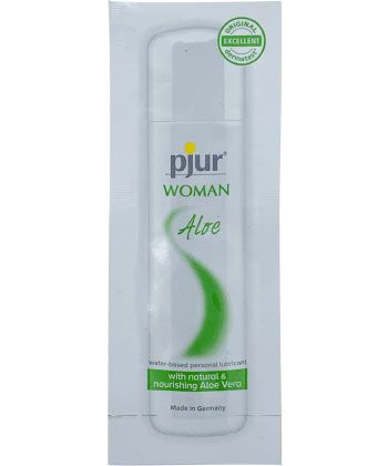 Лубрикант на водной основе pjur WOMAN Aloe - 2 мл. - Pjur - купить с доставкой в Рубцовске