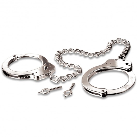 Металлические наручники Metal Leg Cuffs - Pipedream - купить с доставкой в Рубцовске