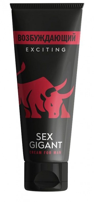 Возбуждающий крем для мужчин Sex Gigant - 80 мл. - Миагра - купить с доставкой в Рубцовске