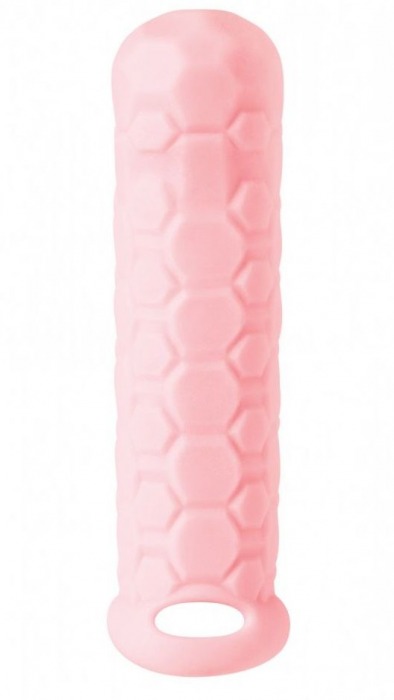 Розовый фаллоудлинитель Homme Long - 15,5 см. - Lola Games - в Рубцовске купить с доставкой