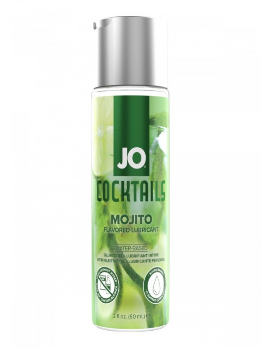 Вкусовой лубрикант на водной основе JO Cocktails Mojito - 60 мл. - System JO - купить с доставкой в Рубцовске