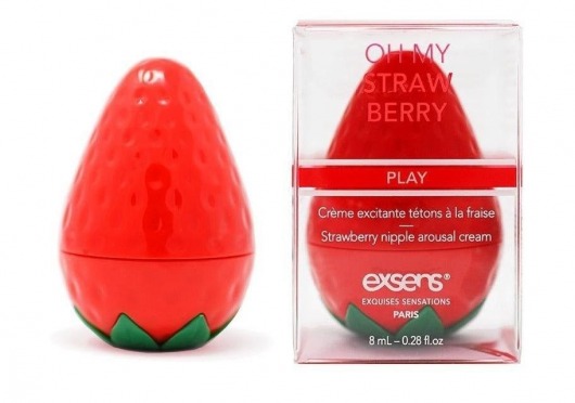 Крем для стимуляции сосков Oh My Strawberry - 8 мл. - Exsens - купить с доставкой в Рубцовске