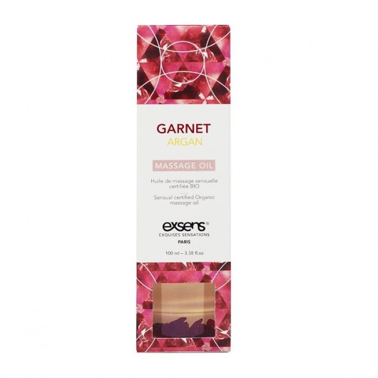 Органическое массажное масло GARNET ARGAN - 100 мл. - Exsens - купить с доставкой в Рубцовске