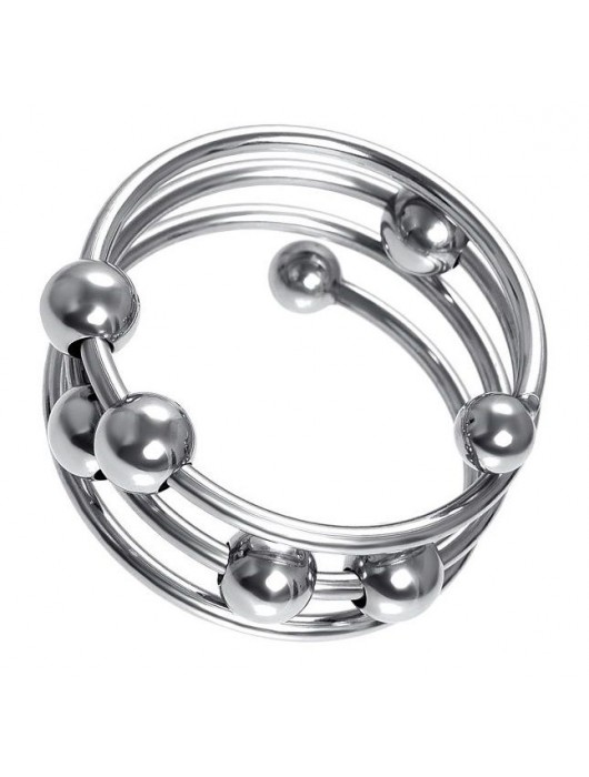 Большое металлическое кольцо под головку пениса - ToyFa - купить с доставкой в Рубцовске