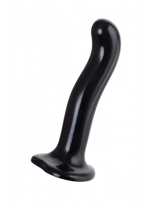 Черный стимулятор для пар P G-Spot Dildo Size M - 18 см. - Strap-on-me - в Рубцовске купить с доставкой
