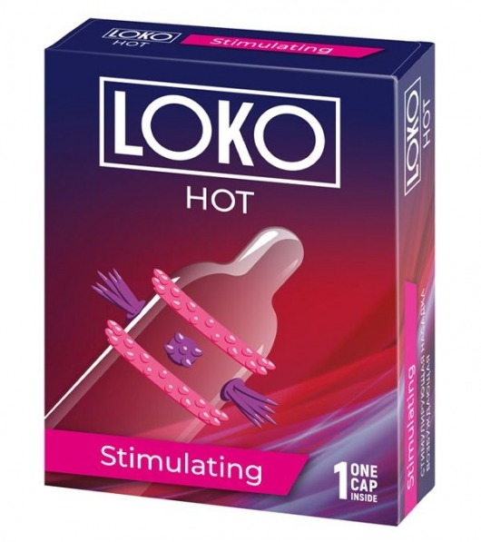 Стимулирующая насадка на пенис LOKO HOT с возбуждающим эффектом - Sitabella - в Рубцовске купить с доставкой