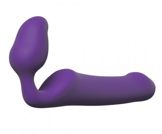 Фиолетовый безремневой страпон Queens L - Adrien Lastic - купить с доставкой в Рубцовске