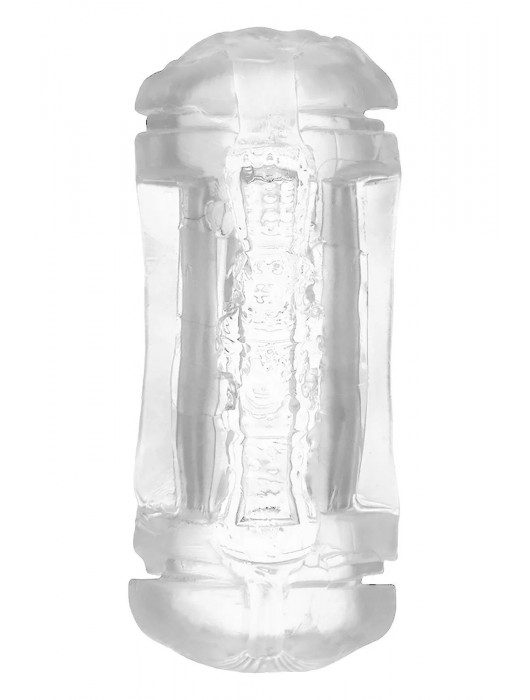 Прозрачный двусторонний мастурбатор Sophia - вагина и анус - Dream Toys - в Рубцовске купить с доставкой