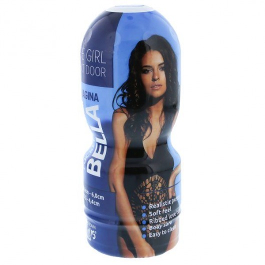 Телесный мастурбатор-вагина в тубе Bella - Dream Toys - в Рубцовске купить с доставкой