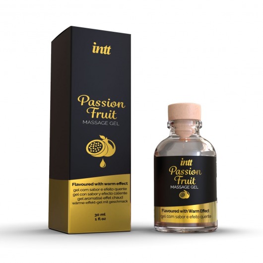 Массажный гель с ароматом маракуйи Passion Fruit - 30 мл. - INTT - купить с доставкой в Рубцовске