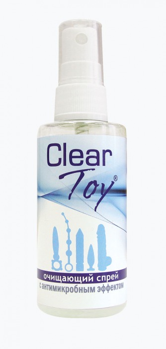 Очищающий спрей Clear Toy с антимикробным эффектом - 100 мл. - Биоритм - купить с доставкой в Рубцовске